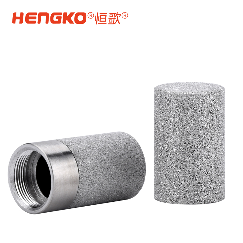 耐高溫耐腐蝕透氣微孔螺紋316L不銹鋼燒結(jié)保護(hù)罩具體應(yīng)用！